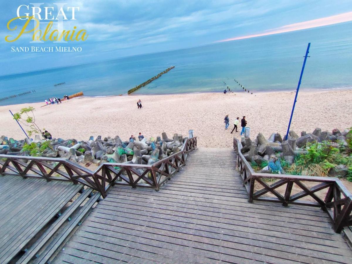 Great Polonia Sand Beach Mielno Mielno  Exteriör bild